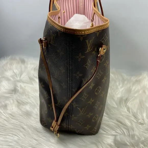 💎✨DISCONTINUED INTERIOR✨💎 Neverfull MM Monogram Canvas Tote Bag - Picture 5 of 9